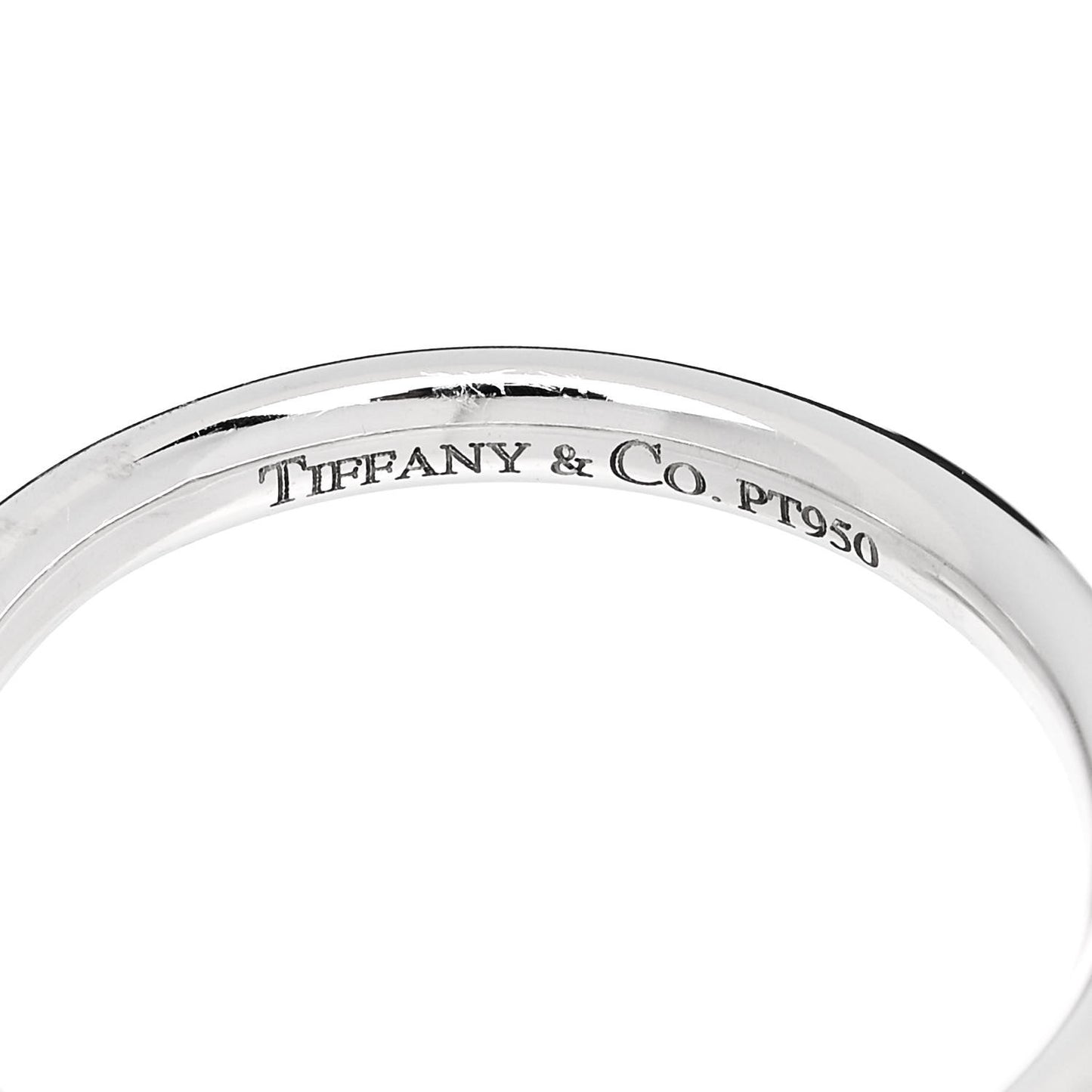 Platinum Yellow Diamond Elsa Peretti Wedding Band Ring 51 5.75