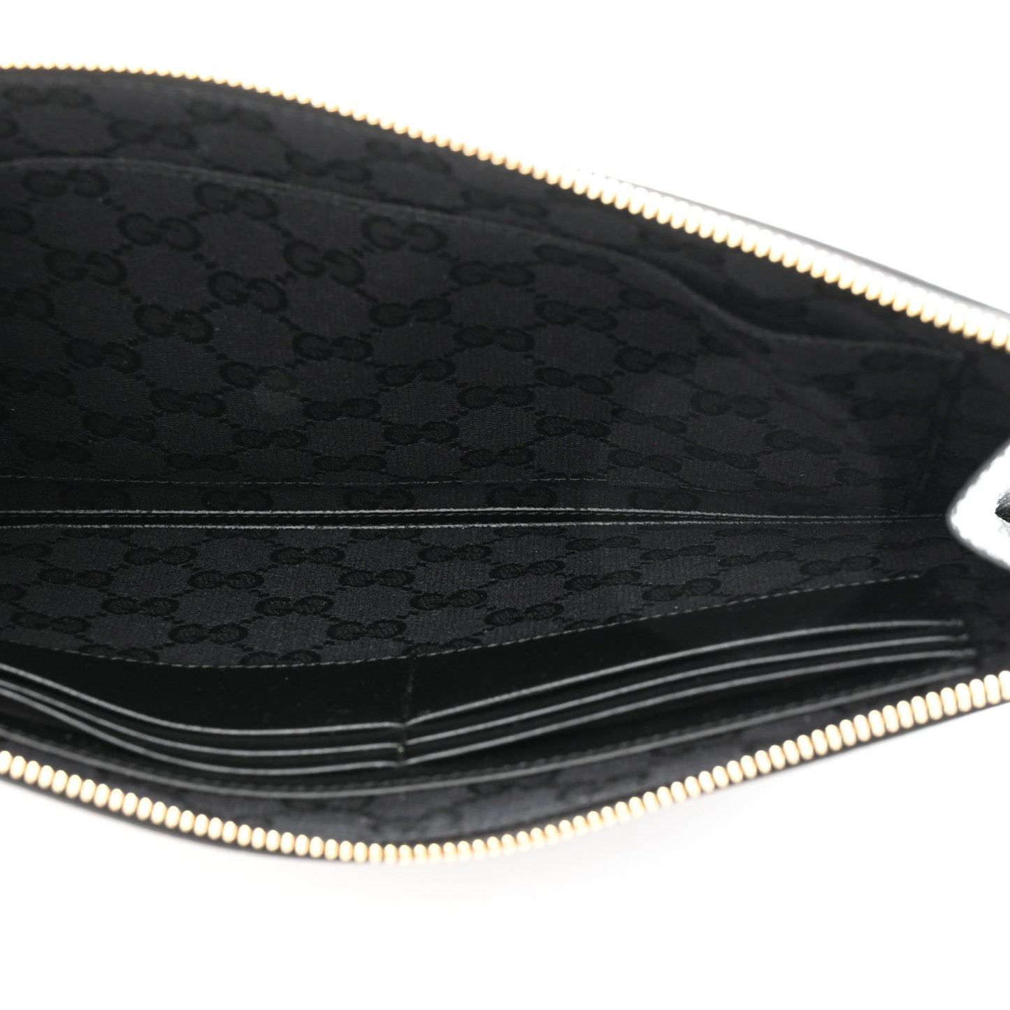 Calfskin Horsebit 1955 Wristlet Pouch Black