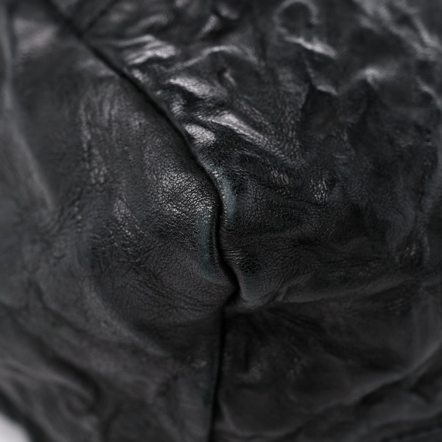 Tumbled Sheepskin Small Pandora Black