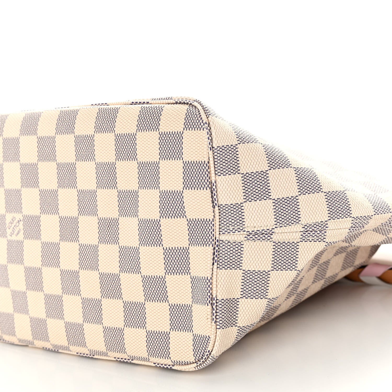 Louis Vuitton Damier Azur Braided Neverfull MM Orange 9 of 9