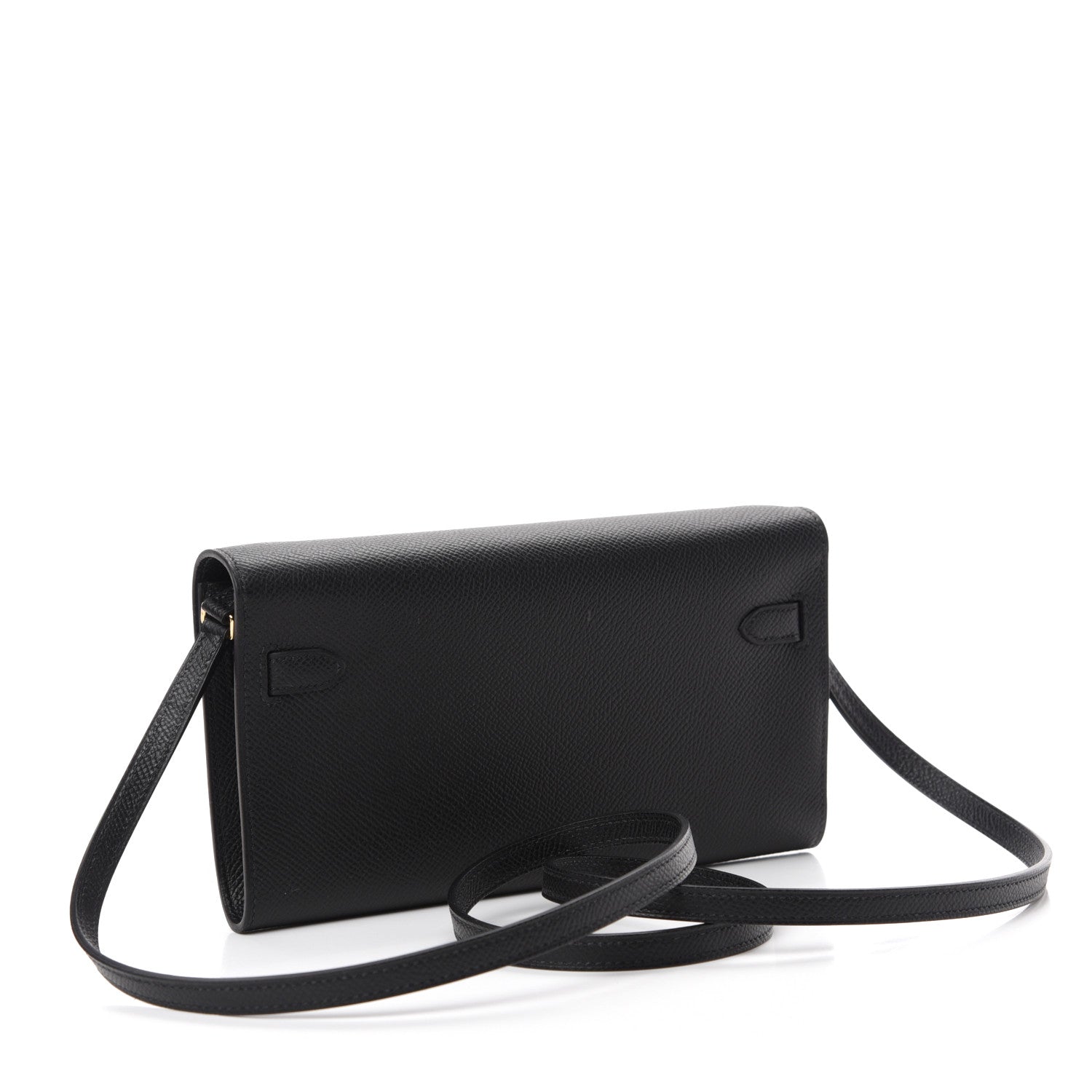 Hermes Epsom Kelly Wallet To Go Black 3 of 11