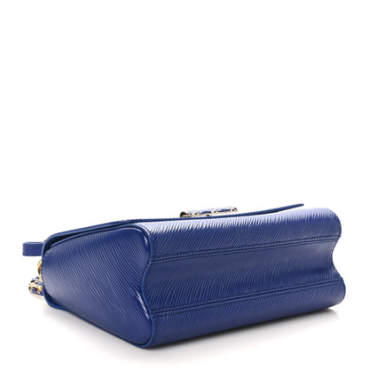Louis Vuitton Epi Enamel Wave Twist Shoulder Bag MM Smalt Blue 5 of 10