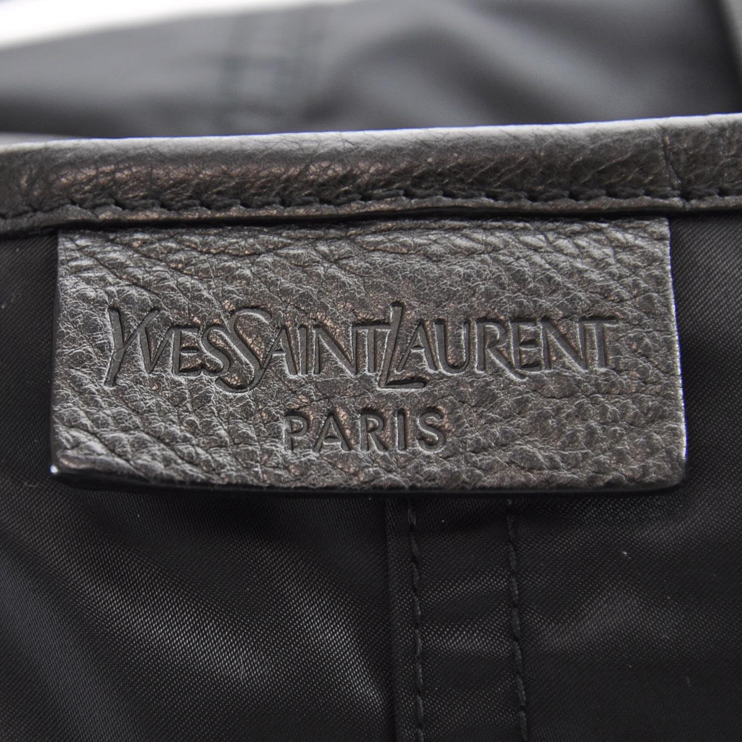 Saint Laurent Nylon Tanger Tote Unisex Black 7 of 13