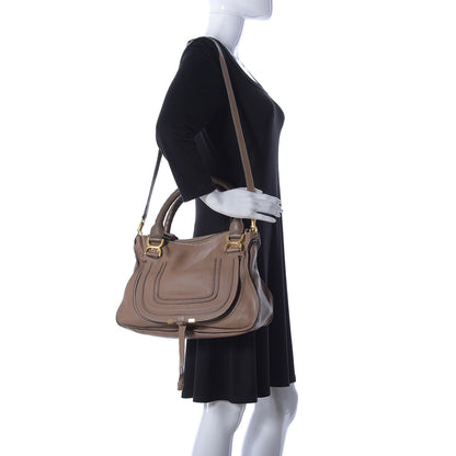 Chloe Calfskin Medium Marcie Satchel Nut 2 of 19
