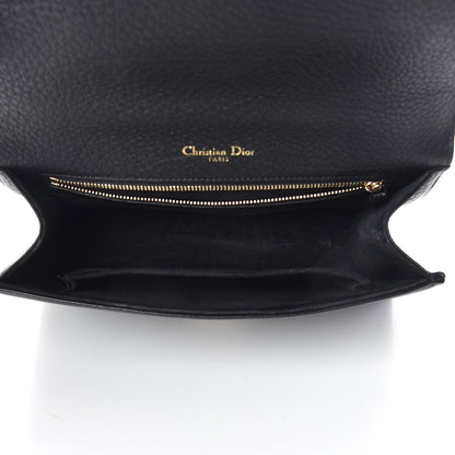 Christian Dior Grained Calfskin Medium Diorama Flap Bag Black 5 of 14