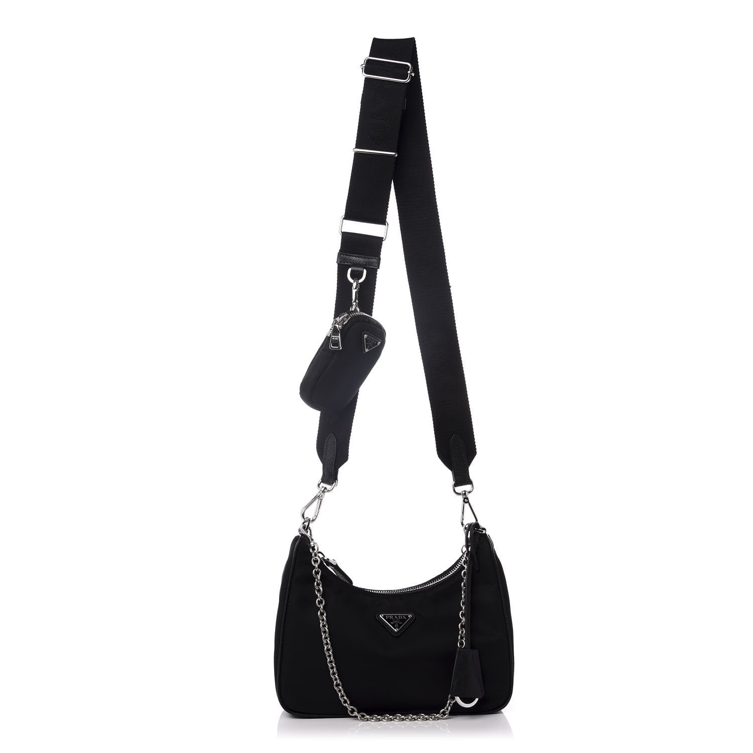 Prada Nylon Re-Edition 2005 Shoulder Bag Black 1 of 8