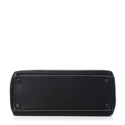 Hermes Taurillon Clemence Kelly Retourne 28 Black 5 of 27