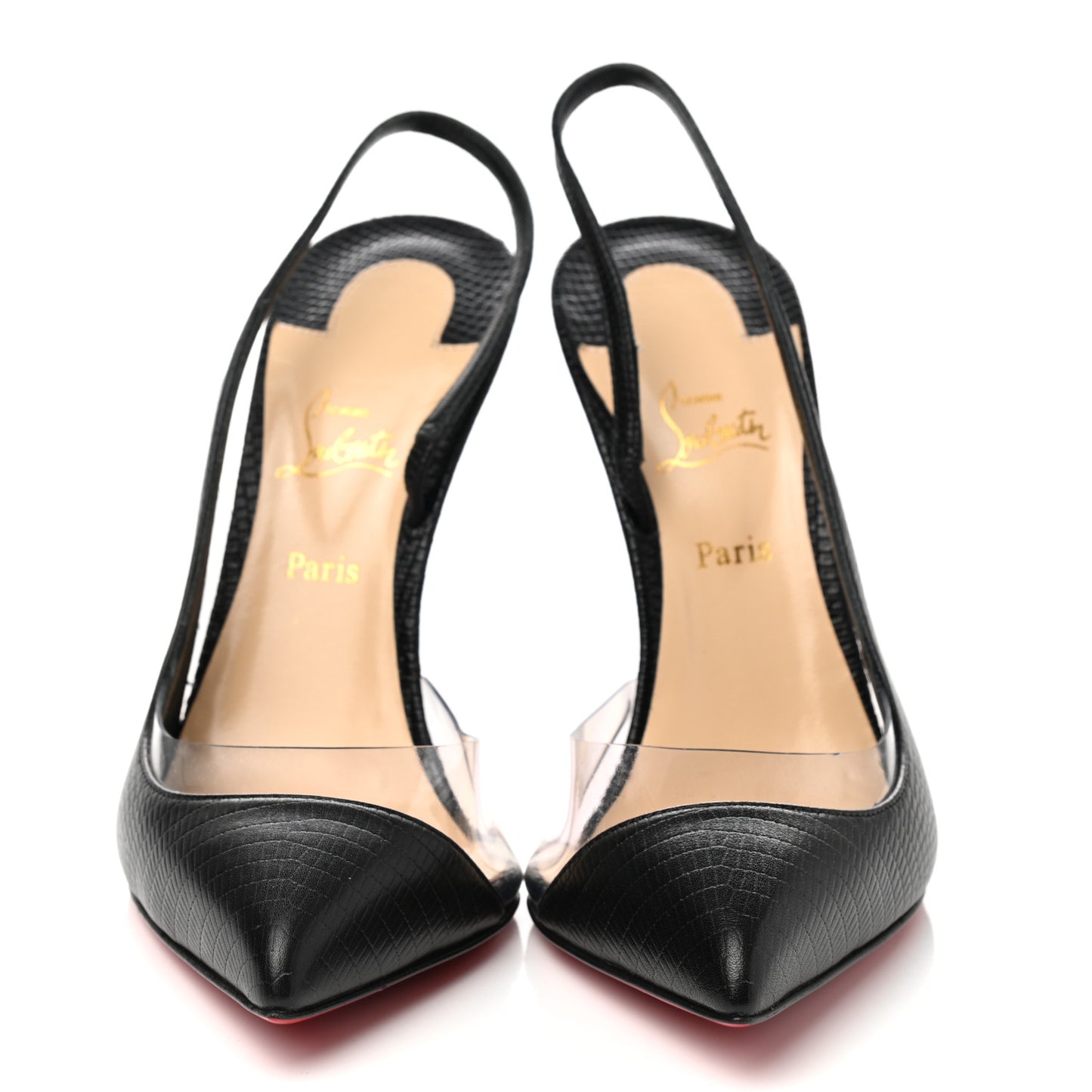 Calfskin Zarli PVC Optisexy 100 Pumps 36.5 Black