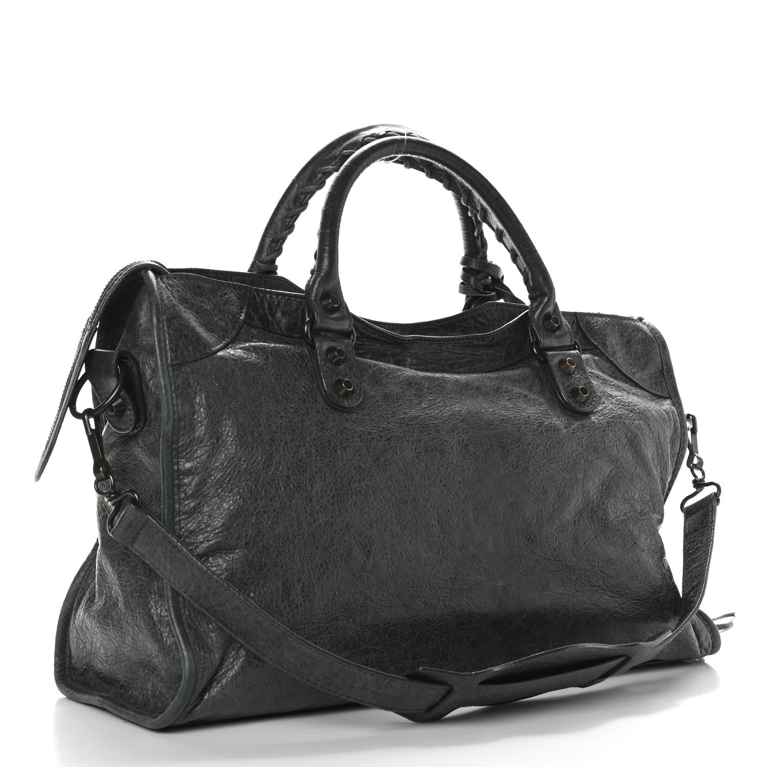 Balenciaga Agneau Classic Hardware City Anthracite 3 of 9