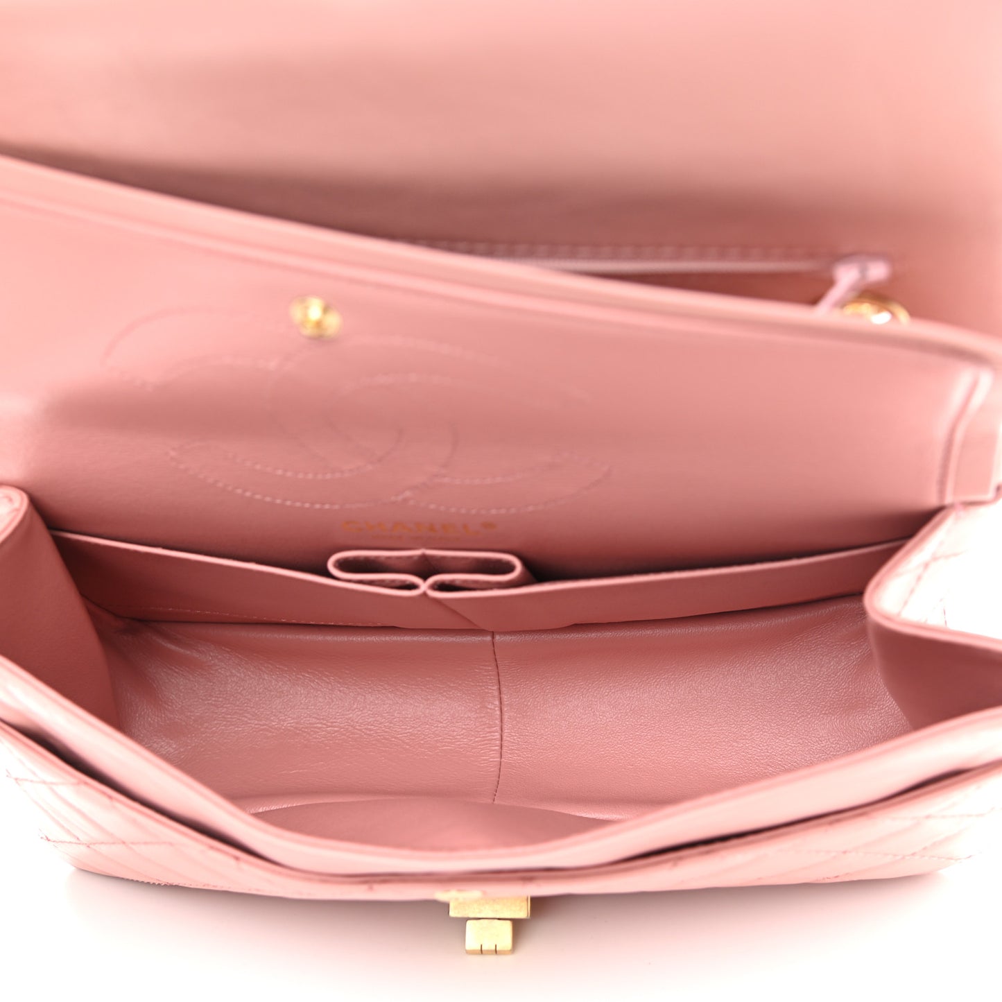 Aged Calfskin Quilted 2.55 Reissue 226 Flap Pink