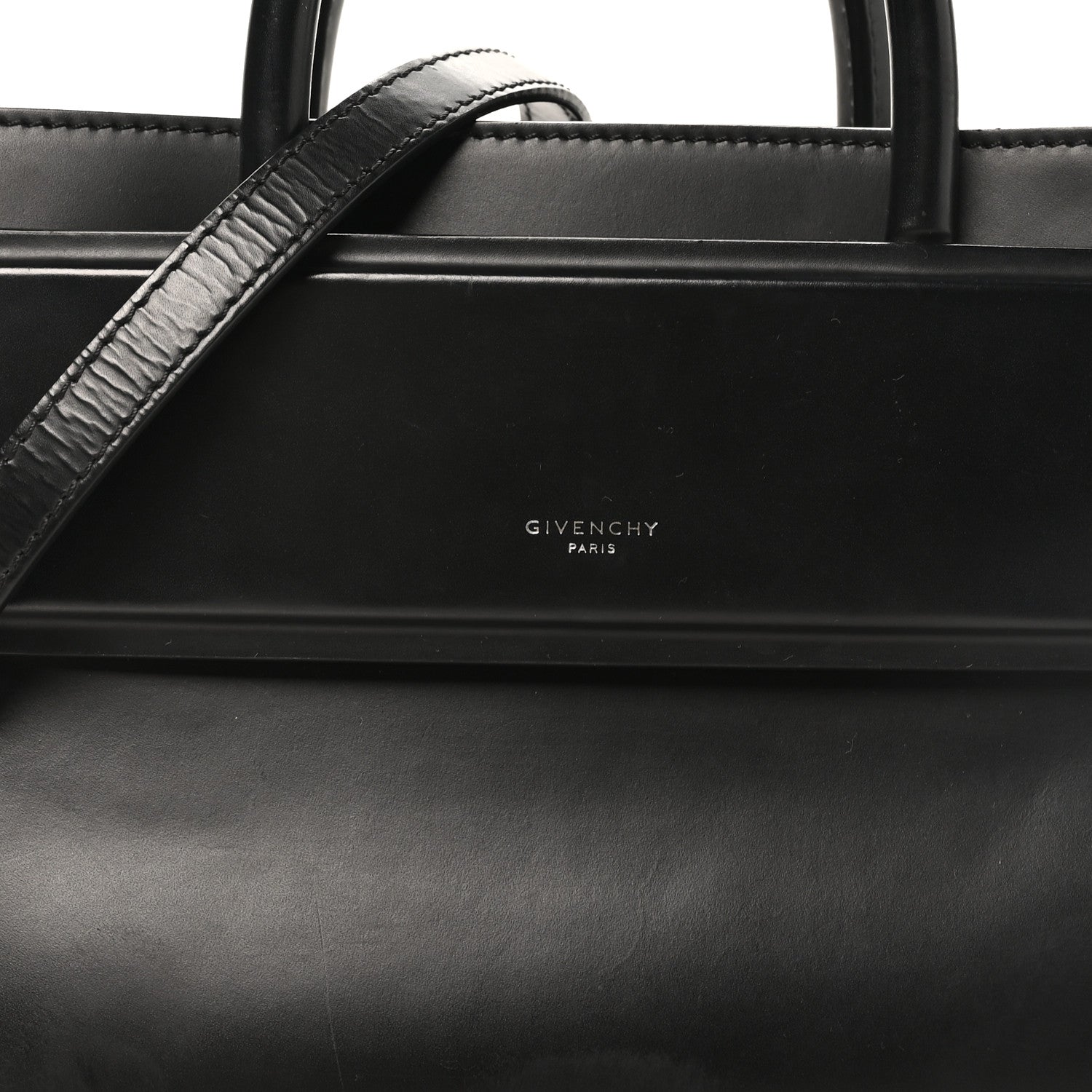 Givenchy Smooth Calfskin Mini Horizon Satchel Black 7 of 10