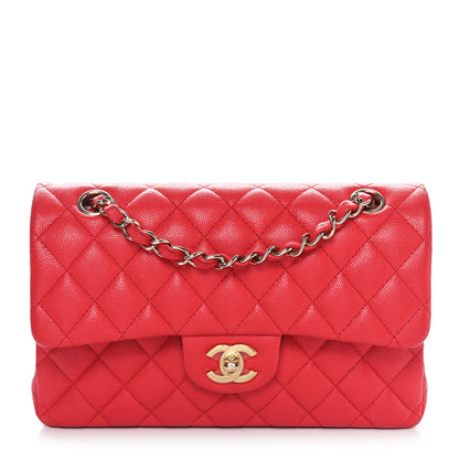 Chanel Caviar Quilted Small Double Flap Red 1 of 10