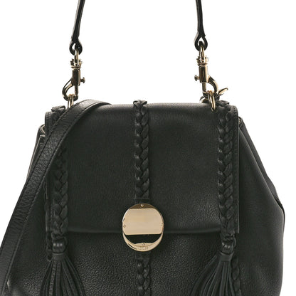 Chloe Grained Calfskin Small Penelope Soft Shoulder Bag Black 9 of 12