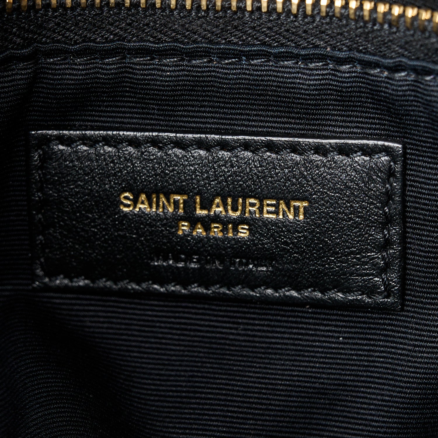 Saint Laurent Lambskin Quilted Small Loulou Puffer Monogram Chain Satchel Dark Beige 7 of 11