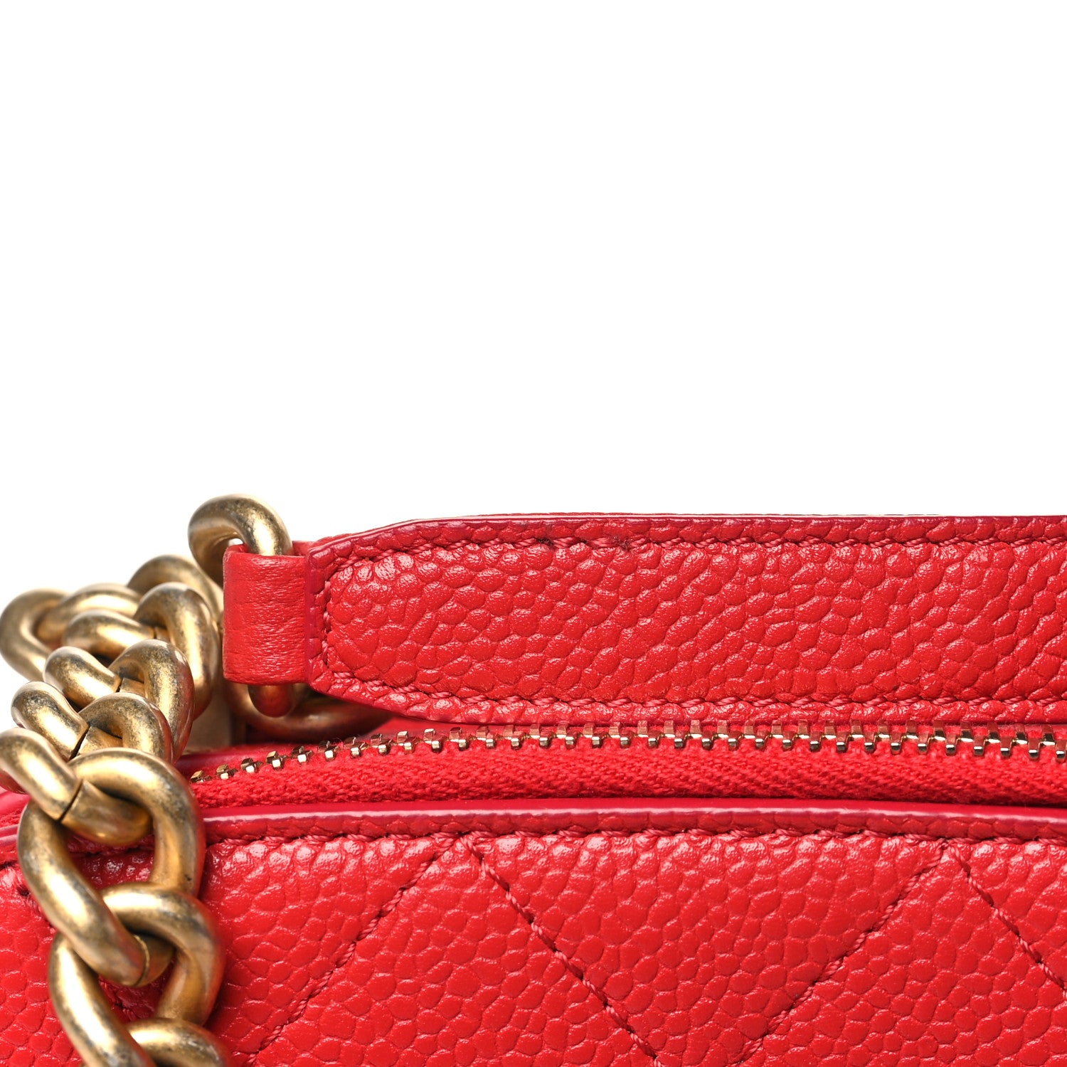 Chanel Caviar Quilted Small Camera Case Red 12 of 12