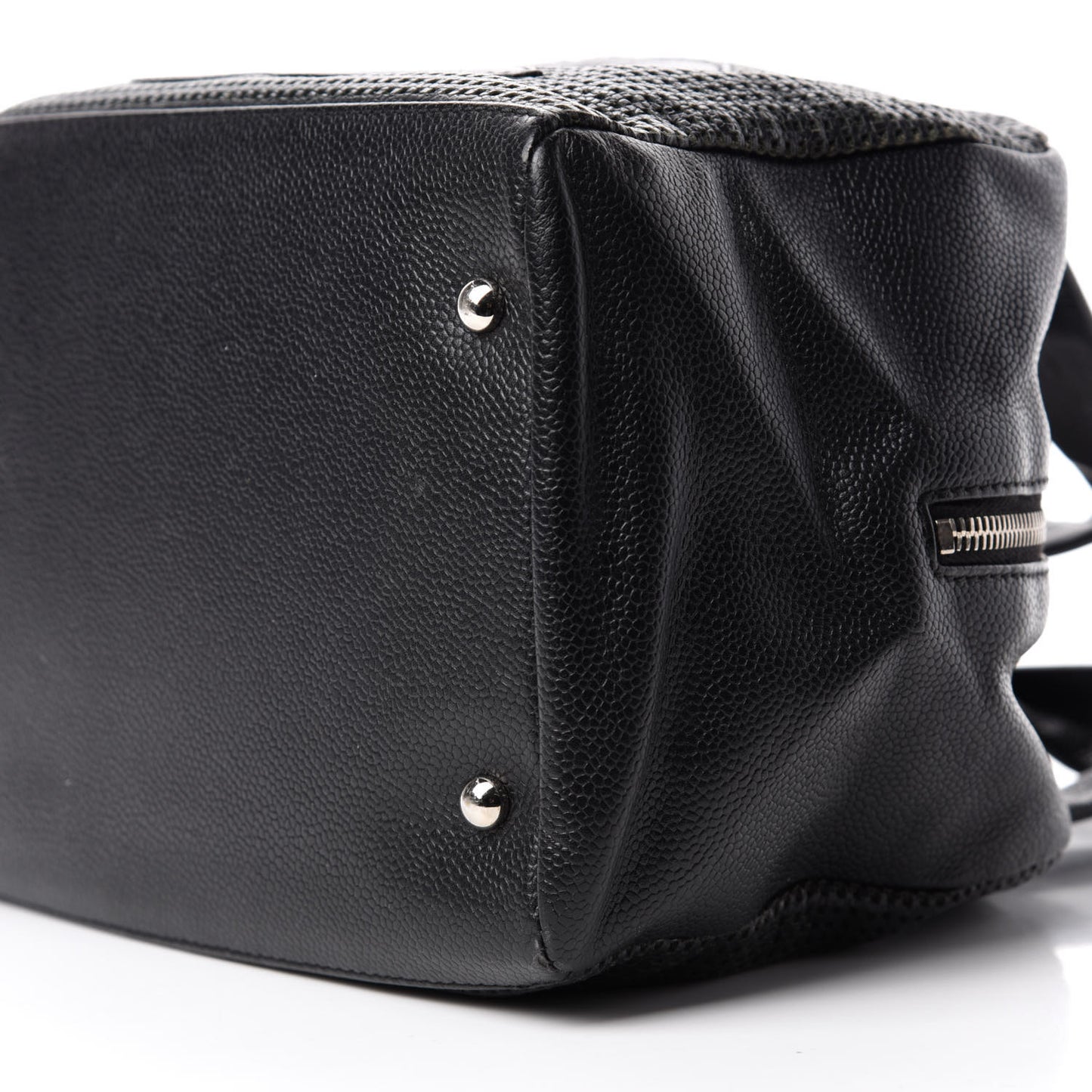 Caviar Perforated Bowler Black