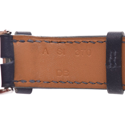 Hermes Gala 38mm Series 3 Apple Watch Eperon d’Or Bleu Marine 8 of 12