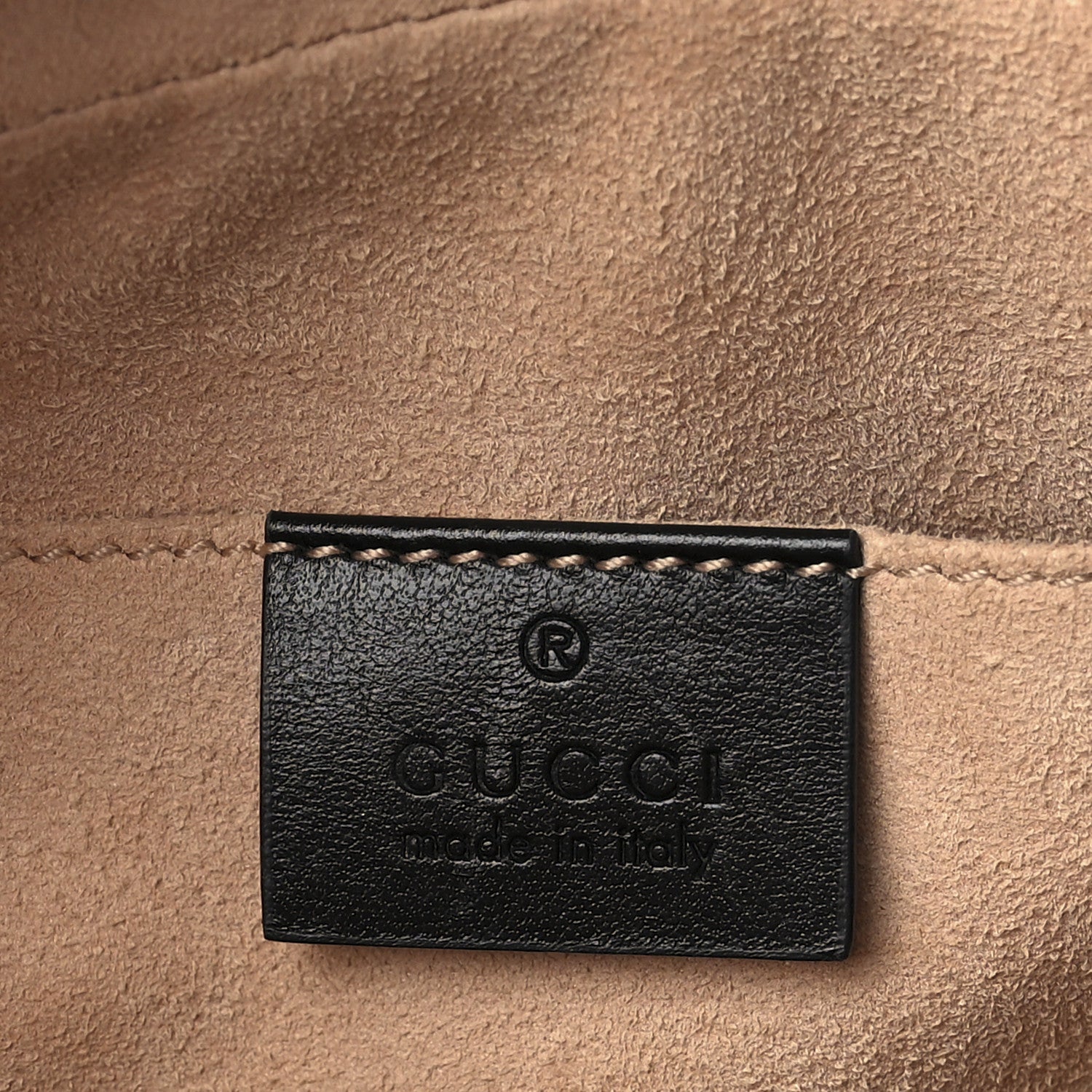 Gucci Calfskin Matelasse Small GG Marmont Chain Shoulder Bag Black 6 of 11