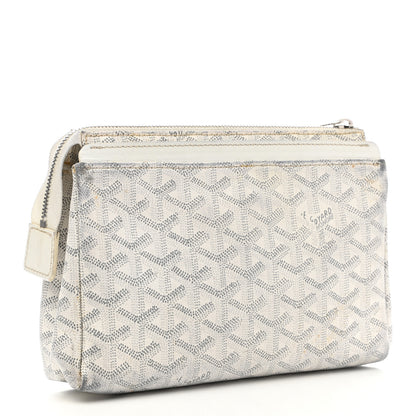 Goyard Goyardine Miroir Toiletry Bag PM White 3 of 19