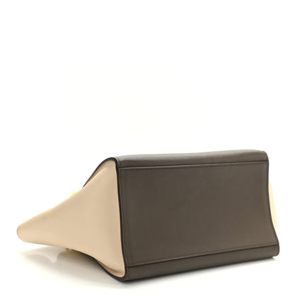 Celine Elephant Calfskin Small Tri-Color Trapeze Yellow 4 of 9