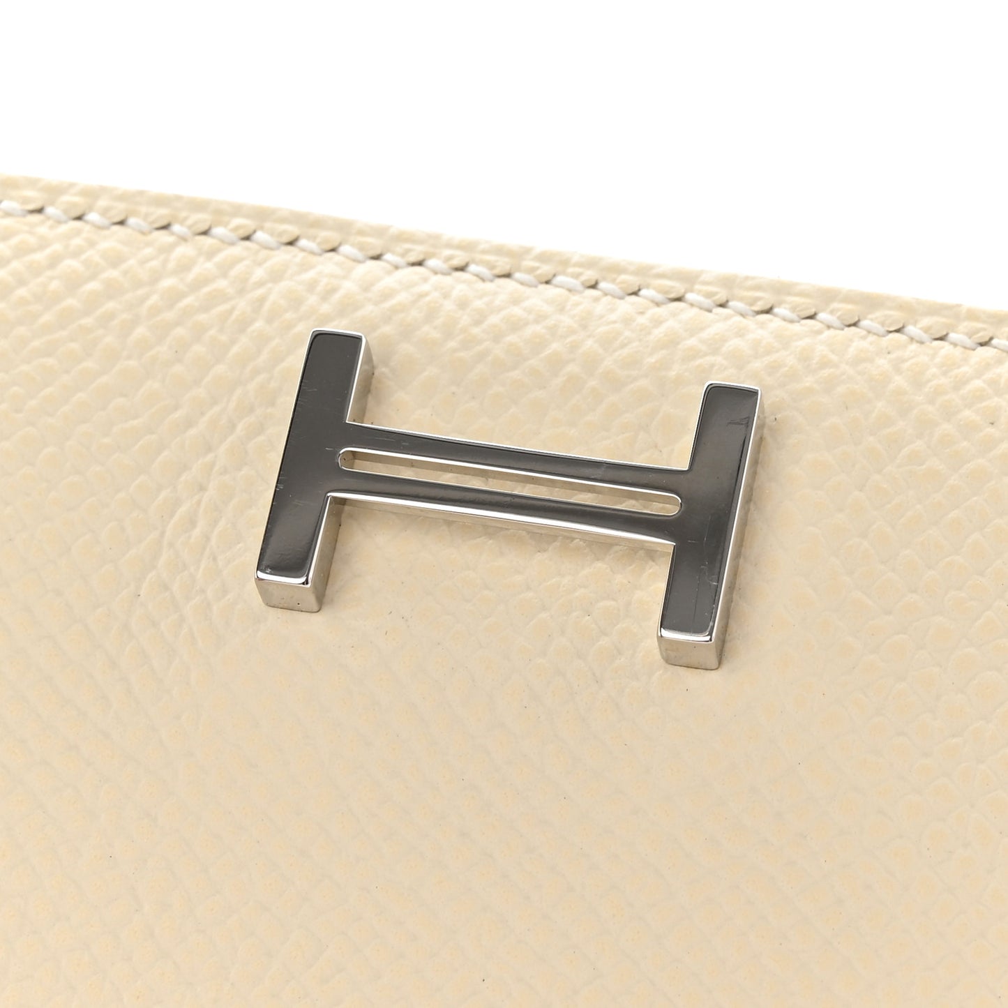 Epsom Shiny Alligator Bearn Touch Compact Wallet Nata Sable