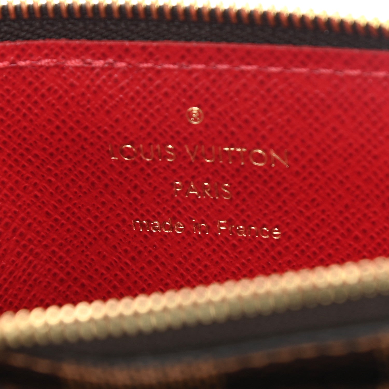 Louis Vuitton Damier Ebene Recto Verso Card Holder Red 10 of 10
