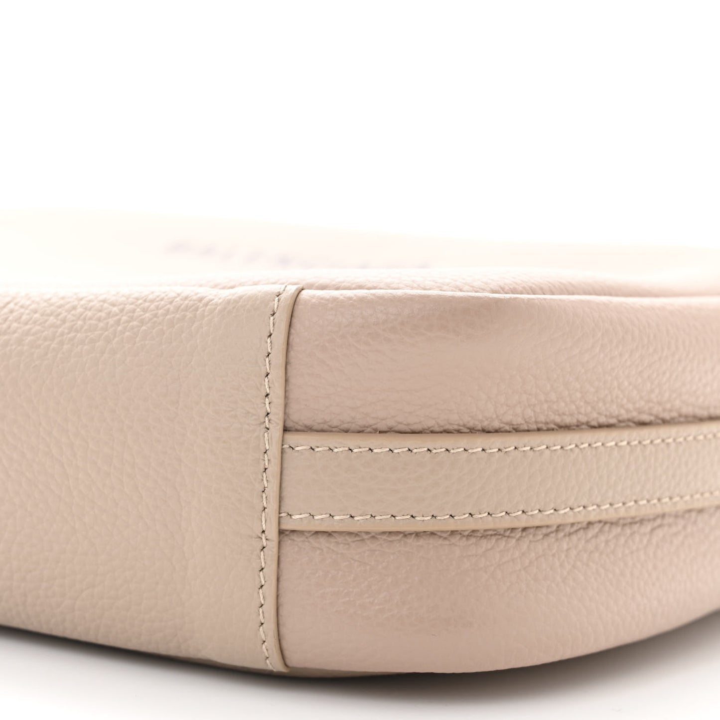 Calfskin Logo M Everyday Camera Bag Taupe