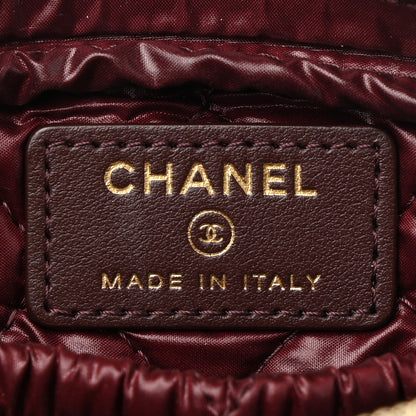 Chanel Caviar Quilted Small Curvy Pouch Cosmetic Case Black 6 of 7