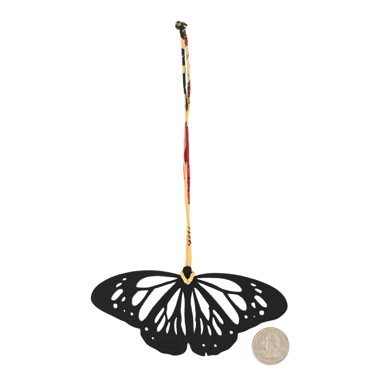 Hermes Togo Epsom Petit H Butterfly Bag Charm Multicolor 2 of 3