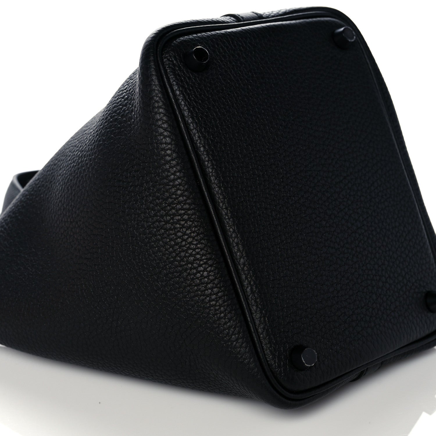 Hermes Taurillon Clemence Monochrome Picotin Lock 18 PM Black 8 of 10