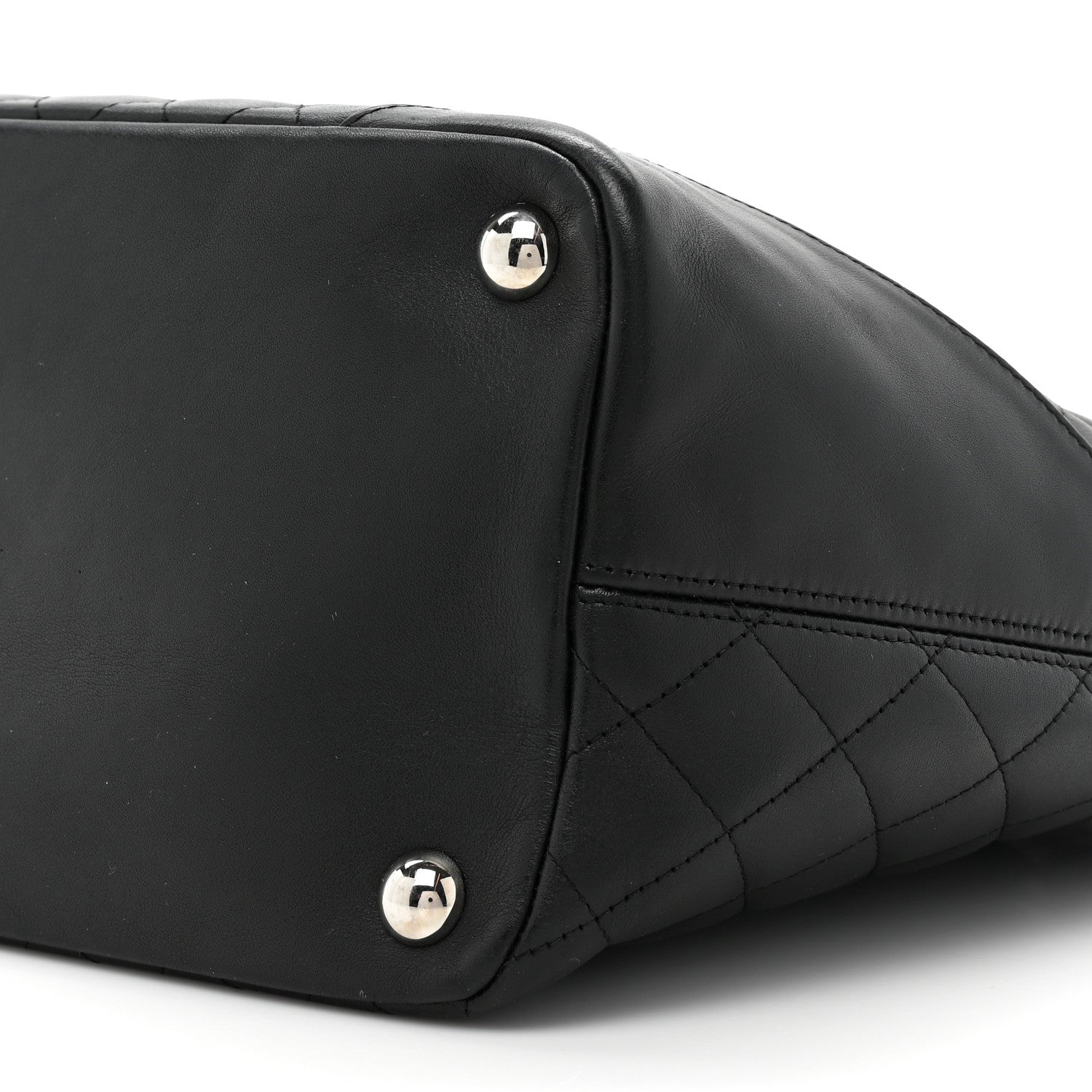 Chanel Calfskin Quilted Large Cambon Tote Black 8 of 11