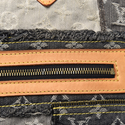 Louis Vuitton Denim Patchwork Bowly Black 12 of 14