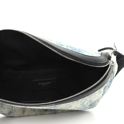 Saint Laurent Denim Grunge Belt Bag Faded Blue 5 of 8