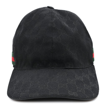Gucci Monogram Web Baseball Hat M Black 3 of 9