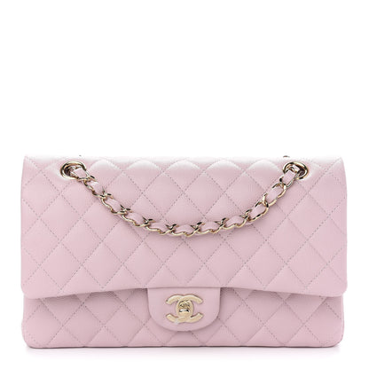 Chanel Caviar Quilted Medium Double Flap Light Pink 1 of 9