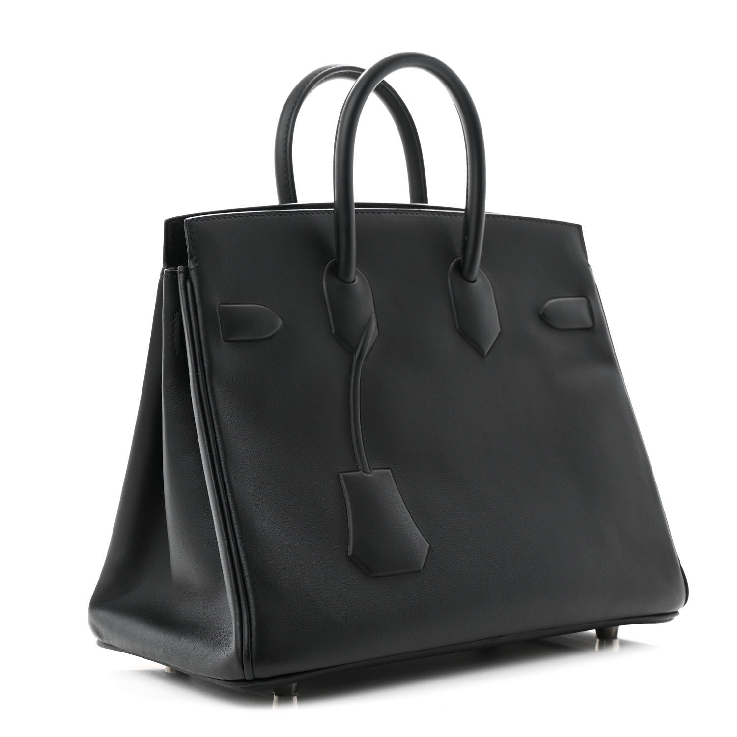 Hermes Swift Birkin Shadow 25 Black 3 of 14