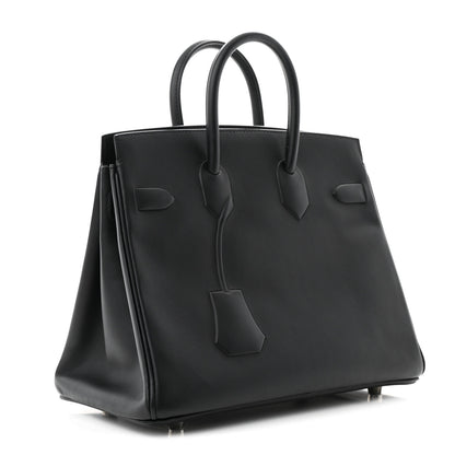 Hermes Swift Birkin Shadow 25 Black 3 of 14
