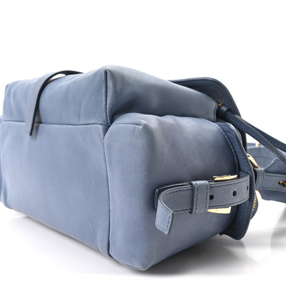 Prada Nappa Medium Explore Shoulder Bag Aviation Blue 9 of 10