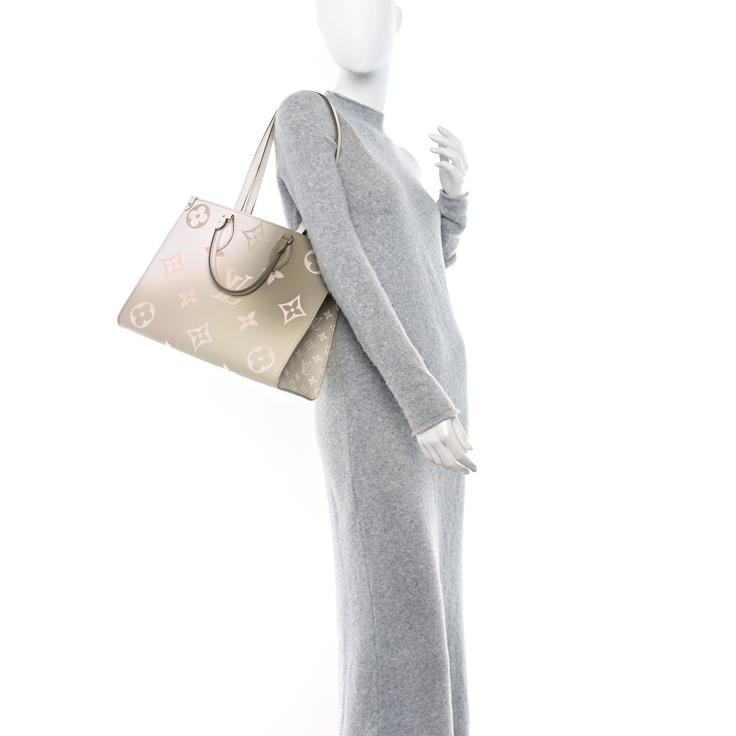 Louis Vuitton LOUIS VUITTON Monogram Giant Spring In The City Onthego MM Sunset Kaki 2 of 9