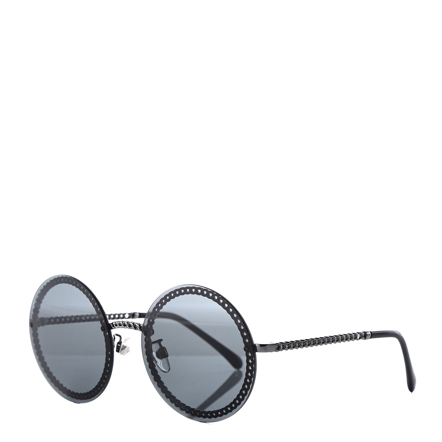 Round Chain Sunglasses 4245 Gold