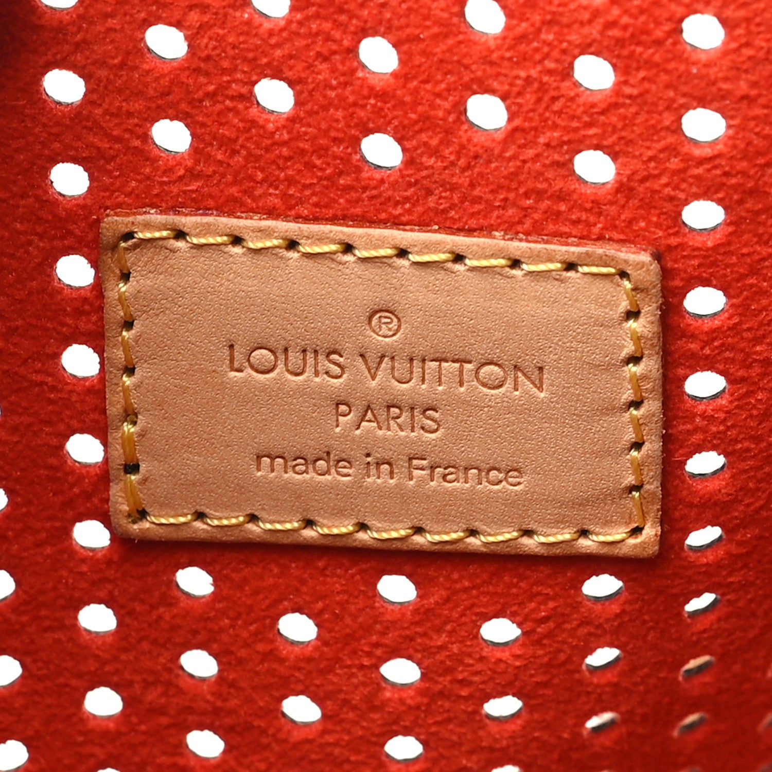 Louis Vuitton Monogram Perforated Speedy 30 Orange 6 of 9