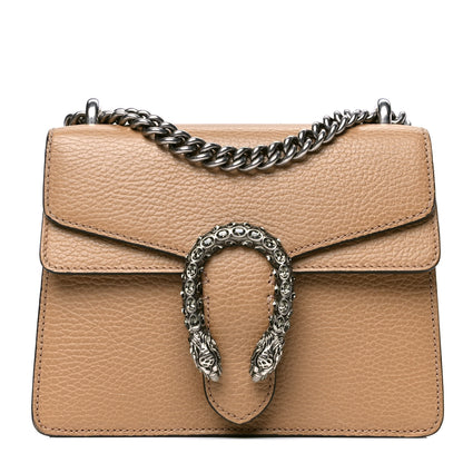Gucci Dollar Calfskin Crystal Mini Dionysus Shoulder Bag Natural Tan Black Diamond 1 of 6