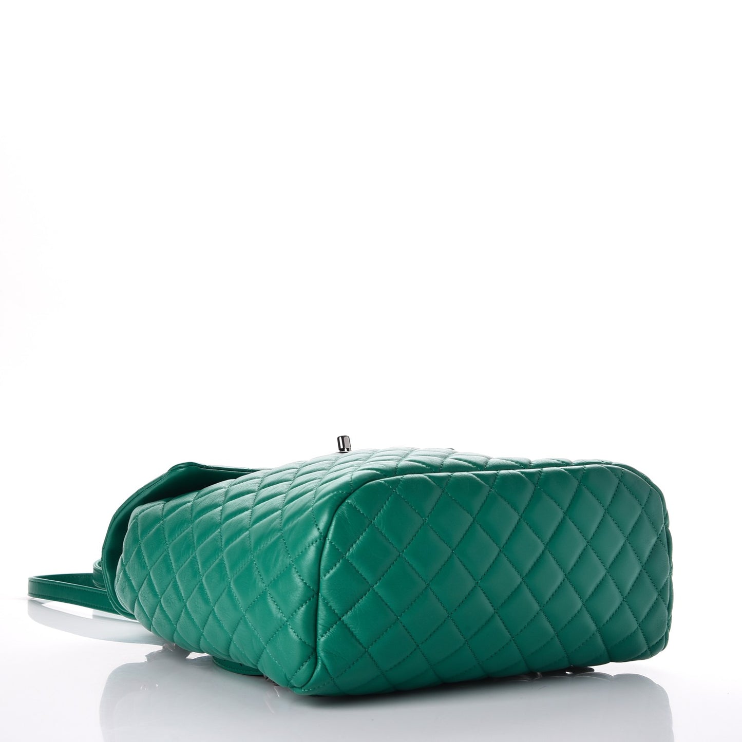 Calfskin Quilted Large Urban Spirit Backpack Green