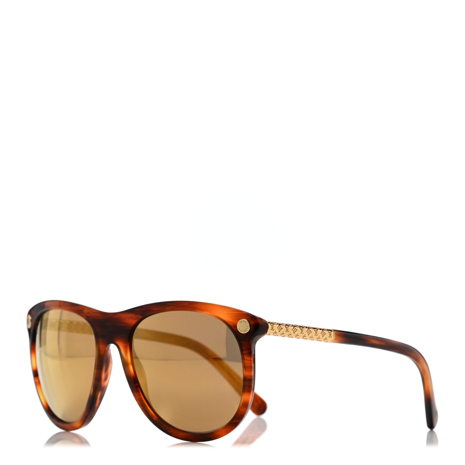 Louis Vuitton Vertigo Sunglasses Z0895E Tortoise 1 of 8