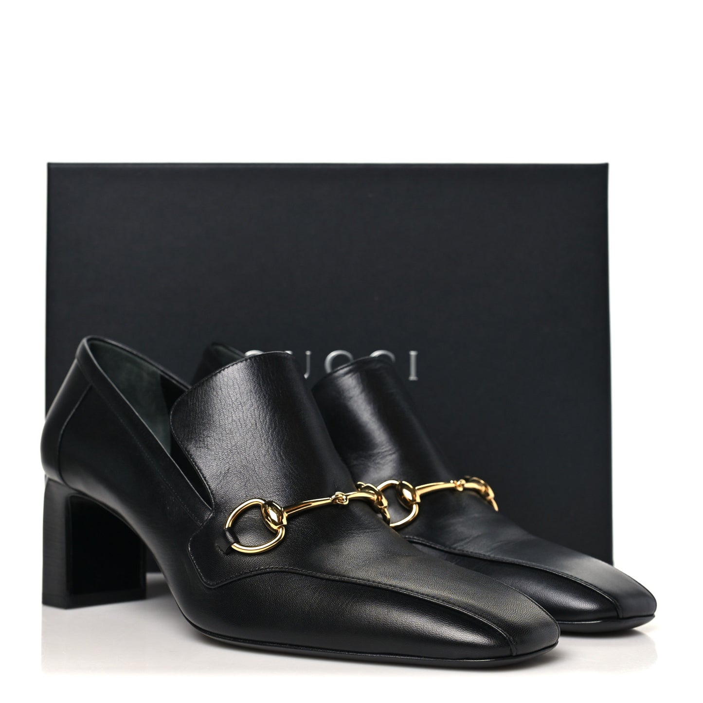 Malaga Kid Horsebit 75mm Pumps 39 Black