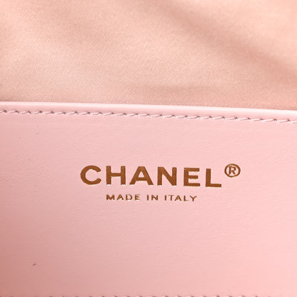 Chanel Caviar Quilted Mini Chanel 25 Handbag Light Pink 6 of 10