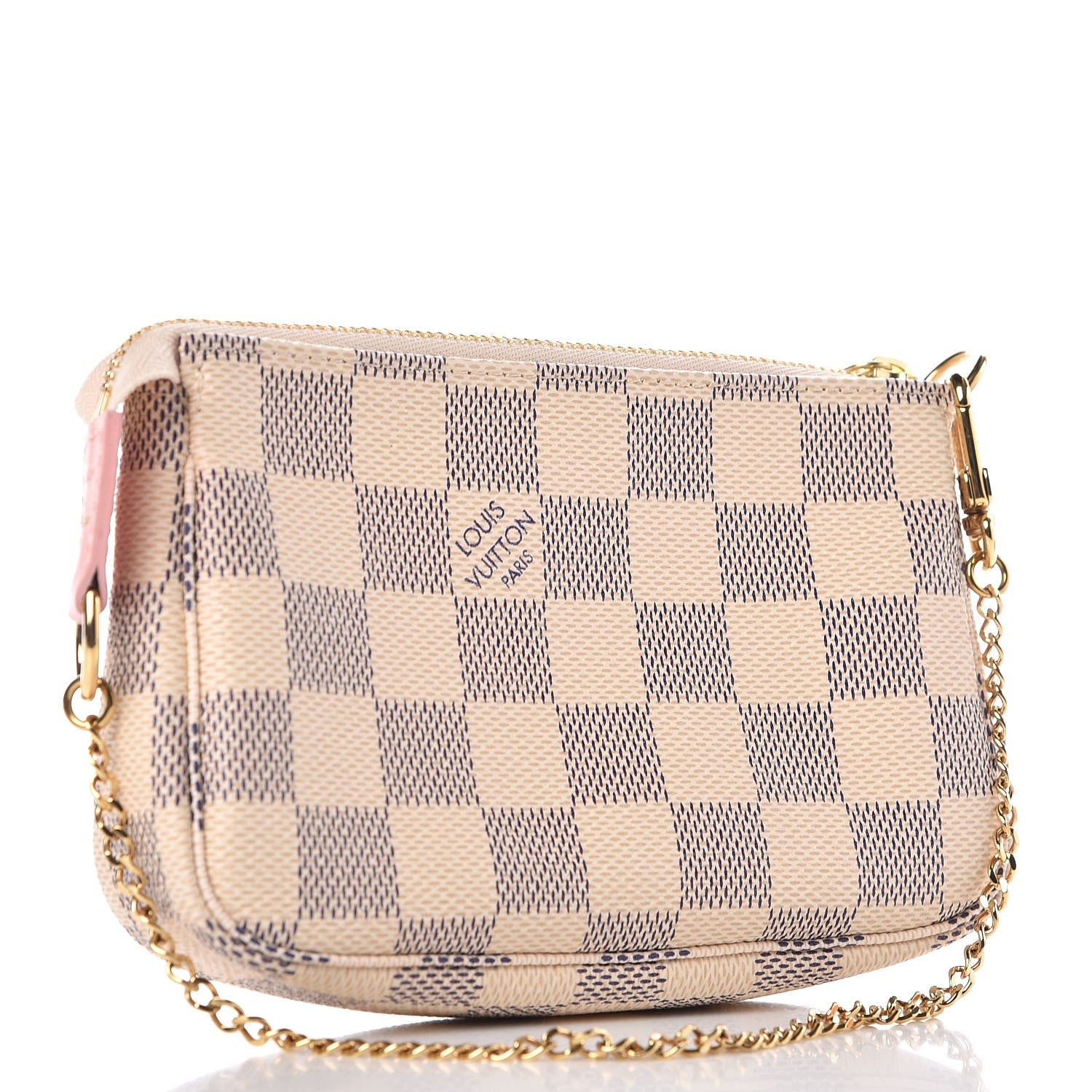 Louis Vuitton Damier Azur 2018 Christmas Animation Mini Pochette Accessories 3 of 8