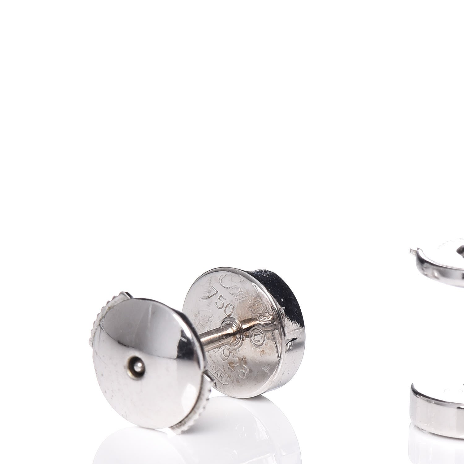 Cartier 18K White Gold LOVE Earrings 4 of 4