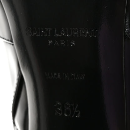 Saint Laurent Vitello Marilyn Betty 70 Ankle Zip Boots 36.5 Black 7 of 9