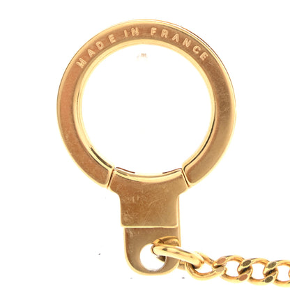Louis Vuitton Metal Pochette Extender Key Ring Chain Gold 4 of 4